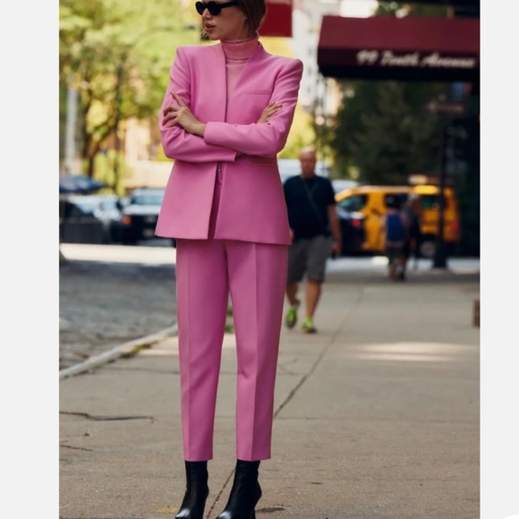 Never worn - Zara neon pink suit XL - Picture 4 of 16